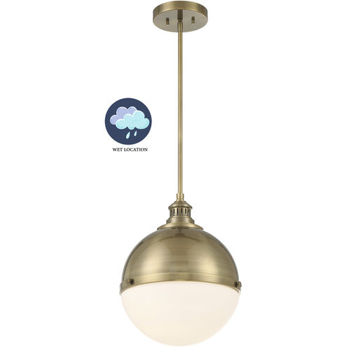 Vorey 1 Light 13 inch Oxidized Aged Brass Pendant Ceiling Light